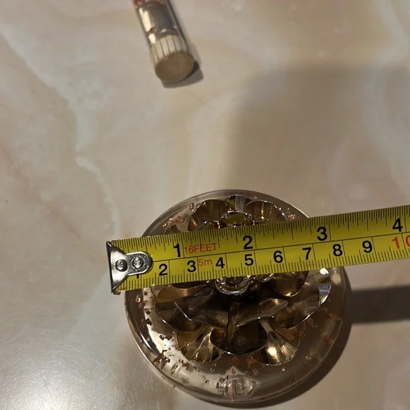 Vintage lucite Candle With Holder - Picture 12 of 12